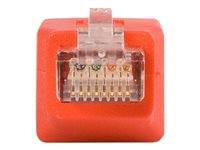 StarTech.com Cat6 Cable - Cat6 Crossover Adapter - GbE - Red - Ethernet Network Cable (C6CROSSOVER) - Overgangsadapter - RJ-45 (hann) til RJ-45 (hunn) - CAT 6 - rød C6CROSSOVER