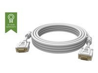 Vision Techconnect - VGA-kabel - HD-15 (VGA) (hann) til HD-15 (VGA) (hann) - 2 m - hvit TC 2MVGAP