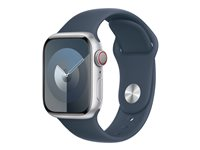 Apple - Bånd for smart armbåndsur - 41 mm - M/L-størrelse - stormblå MT2X3ZM/A