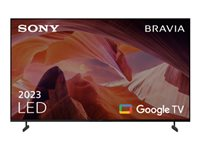 Sony Bravia Professional Displays FWD-55X80L - 55" Diagonalklasse (54.6" synlig) - X80L Series LED-bakgrunnsbelyst LCD-skjerm - med TV-kanalvelger - intelligent skilting - Smart TV - Google TV - 4K UHD (2160p) 3840 x 2160 - HDR - rammeblinking, Direct LED - svart FWD-55X80L