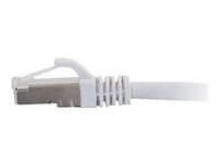 C2G Cat5e Booted Shielded (STP) Network Patch Cable - Koblingskabel - RJ-45 (hann) til RJ-45 (hann) - 30 m - STP - CAT 5e - formstøpt - hvit 83889