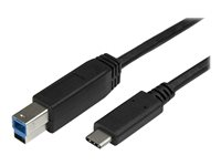 StarTech.com USB C to USB B Printer Cable - 6 ft / 2m - USB C Printer Cable - USB C to USB B Cable - USB Type C to Type B (USB315CB2M) - USB-kabel - 24 pin USB-C (hann) til USB Type B (hann) - USB 3.1 Gen1 - 2 m - for P/N: HB30C5A2CSC, HBS304A24A, SV231DHU34K6, SV231HU34K6, SV231QDPU34K, SV431HU34K6 USB315CB2M