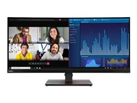 Lenovo ThinkVision P34w-20 - LED-skjerm - kurvet - 34.14" - med ThinkVision MC 50 skjermnettkamera 62DCRAR3EU