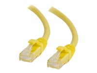 C2G - Koblingskabel - RJ-45 (hann) til RJ-45 (hann) - 1.5 m - UTP - CAT 6 - med støvel, uten hindringer - gul 82479