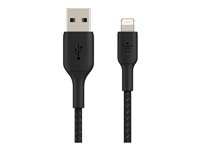 Belkin BOOST CHARGE - Lightning-kabel - Lightning hann til USB hann - 15 cm - svart CAA002BT0MBK