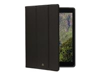 dbramante1928 Milan - Lommebok for nettbrett - fullnarvet rulleskinn - nattsvart - 10.2" - for Apple 10.2-inch iPad (9. generasjon) MLIPPBBL5645