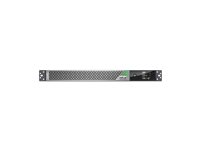 APC Smart-UPS Ultra - UPS (kan monteres i rack) - AC 230 V - 3000 watt - 3000 VA - Ethernet - utgangskontakter: 5 - 1U - sølvgrå SRTL3KRM1UIC