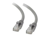 C2G Cat5e Booted Unshielded (UTP) Network Patch Cable - Koblingskabel - RJ-45 (hann) til RJ-45 (hann) - 10 m - UTP - CAT 5e - formstøpt, uten hindringer, flertrådet - grå 83147