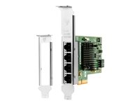 Intel I350-T4 - Nettverksadapter - PCIe 2.1 x4 lav profil - Gigabit Ethernet x 4 - for Workstation Z2 G4, Z2 G5, Z2 G8, Z2 G9, Z4 G4, Z6 G4, Z8 G4 W8X25AA