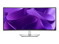 Dell Pro 34 Plus USB-C Hub Monitor P3425WE - LED-skjerm - kurvet - 34.1" - 3440 x 1440 UWQHD @ 100 Hz - IPS - 350 cd/m² - 1500:1 - 5 ms - HDMI, DisplayPort, USB-C - BTO - med 3 års Basic Hardware Service med Advanced Exchange etter fjerndiagnose DELL-P3425WE