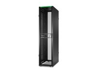 APC NetShelter SX Gen 2 - Rack skap - 2436H x 600W x 1200D mm, with sides - står på gulv - svart - 52U - 19" - TAA-samsvar AR3308B2