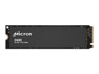 Micron 2400 - SSD - kryptert - 2 TB - intern - M.2 2280 - PCIe 4.0 (NVMe) - 256-bit AES - TCG Opal Encryption 2.01, Self-Encrypting Drive (SED) MTFDKBA2T0QFM-1BD15ABYYR