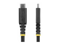 StarTech.com - USB-kabel - 24 pin USB-C (hann) til 24 pin USB-C (hann) - USB4 / Thunderbolt 3 / Thunderbolt 4 / DisplayPort 1.4 - 2 m - 4K 120 Hz støtte, robust, utvidet effektområde (EPR), støtte for Power Delivery 3,1, fleksibel - svart CC2M20GUSB4TP