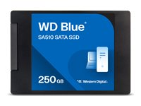 WD Blue SA510 WDS250G3B0A - SSD - 250 GB - intern - 2.5" - SATA 6Gb/s - blå WDS250G3B0A