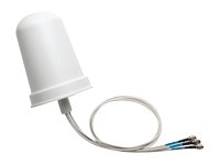 Cisco Aironet 5-GHz MIMO Wall-Mounted Omnidirectional Antenna - Antenne - Wi-Fi - 4 dBi - rundtstrålende - utendørs, kan monteres på vegg, innendørs AIR-ANT5140NV-R=