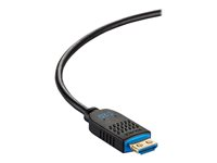 C2G 125ft (38.1m) C2G Performance Series High Speed HDMI Active Optical Cable (AOC) - 4K 60Hz Plenum Rated - High Speed - HDMI-kabel - HDMI hann til HDMI, 24 pin USB-C - 38.1 m - svart - plenum, Active Optical Cable (AOC), 4K 60Hz støtte C2G41487
