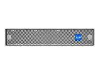 Eaton 9PX Lithium-ion - Batteriinnbygging (rackmonterbar/ekstern) - litiumion - 2U - 19" - svart, sølv 9PXEBM192RT2U-L