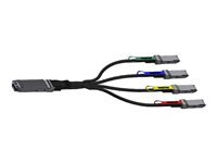 NVIDIA LinkX - 800GBase-CU til 200GBase-CU direktekoblet splitterkabel - OSFP til QSFP112 - 1.5 m - passiv, IB tvillingport NDR 980-9I75D-00N01A