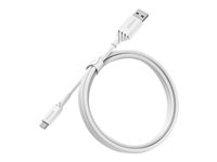 OtterBox Standard - USB-kabel - USB (hann) til Micro-USB type B (hann) - USB 2.0 - 1 m - skydrømhvitt 78-52533