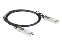 StarTech.com Dell EMC DAC-SFP-10G-1M Compatible 1m 10G SFP+ to SFP+ Direct Attach Cable Twinax, 10GbE SFP+ Copper DAC 10 Gbps Low Power Passive Mini GBIC/Transceiver Module DAC, SFP+ Cable (DACSFP10G1M) - Direkte 10GBase-koblingskabel - SFP+ (P) låst til SFP+ (P) låst - 1 m - toakset - passiv DACSFP10G1M