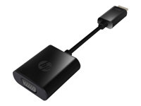 HP HDMI to VGA Display Adapter - Video adapter - HD-15 (VGA) hunn til HDMI hann H4F02AA#AC3