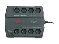 APC Back-UPS ES 400 - UPS - AC 230 V - 240 watt - 400 VA - utgangskontakter: 8 - Tyskland, Nederland - koksgrå BE400-GR