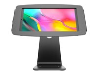 Compulocks Galaxy Tab A7 10.4" Space Enclosure Rotating Counter Stand - Monteringssett (stativfot, hus) - for nettbrett - låsbar - høyverdig aluminium - svart - skjermstørrelse: 10.4" - monteringsgrensesnitt: 100 x 100 mm - skranketopp - for Samsung Galaxy Tab A7 (10.4 tommer) 303B104GA7SB