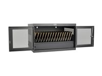 Eaton Tripp Lite Series 16-Device USB Charging Station Cabinet with Sync for iPad and Android Tablets, Wall-Mount and Cart Options, 230V, BS1363 to C13 Plug, Black - Lader for flere enheter skap - med sikringsbryter - skrivebord, veggmonterbar - svart - for P/N: CSHANDLEKIT2, UR050-001-24G CSCXB16USB