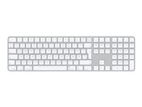 Apple Magic Keyboard with Touch ID and Numeric Keypad - Tastatur - trådløs - Bluetooth - QWERTY - Dansk MK2C3DK/A