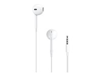 Apple EarPods - Ørepropper med mikrofon - ørepropp - kablet - 3,5 mm jakk - for iPad/iPhone/iPod MNHF2ZM/A