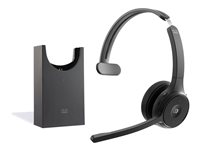 Cisco Headset 721 - Hodesett - on-ear - Bluetooth - trådløs - karbon sort - Cisco Webex Certified HS-WL-721-BUNAS-C