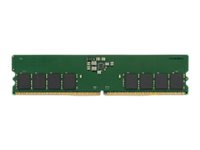 Kingston - DDR5 - sett - 32 GB: 2 x 16 GB - DIMM 288-pin - 4800 MHz / PC5-38400 - CL40 - 1.1 V - ikke-bufret - ikke-ECC - for Dell OptiPlex 7000; Lenovo ThinkCentre M80s Gen 3; M80t Gen 3; ThinkStation P360 Ultra KCP548US8K2-32