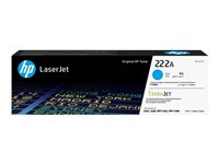 HP 222A - Cyan - original - LaserJet - tonerpatron (W2221A) - for Color LaserJet Pro MFP 3302fdn W2221A