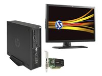 HP Workstation Z220 - SFF Xeon E3-1245V2 3.4 GHz - vPro - 4 GB - HDD 1 TB - LED 24" BWM530ET1