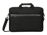 Targus GeoLite EcoSmart Slim Brief - Notebookbæreveske - 17.3" - svart TSS991GL