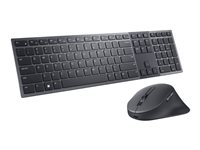 Dell Premier KM900 - Tastatur- og mussett - samarbeid - bakbelysning - trådløs - 2.4 GHz, Bluetooth 5.1 - QWERTY - Pan Nordic - grafitt - med 3 years NBD Advance Exchange KM900-GR-NOR