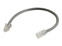 C2G Cat5e Non-Booted Unshielded (UTP) Network Patch Cable - Koblingskabel - RJ-45 (hann) til RJ-45 (hann) - 2 m - UTP - CAT 5e - flertrådet, uniboot - grå 83003