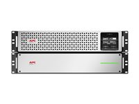 APC Smart-UPS On-Line 1000VA - UPS (kan monteres i rack) (høy tetthet) - AC 220/230 V - 900 watt - 1000 VA - litiumion - utgangskontakter: 8 - 4U - 1.83 m kabel - svart, sølv SRTL1000RM4UXLI-NC