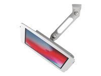 Compulocks iPad 10.2" Space Enclosure Swing Wall Mount - Innhegning - Tyverisikker - for nettbrett - låsbar - høyverdig aluminium - hvit - skjermstørrelse: 10.2" - veggmonterbar, overflatemonterbar, skranketopp - for Apple 10.2-inch iPad (7. generasjon, 8. generasjon, 9. generasjon) 827W102IPDSW