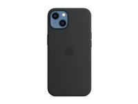 Apple - Baksidedeksel for mobiltelefon - MagSafe-samsvar - silikon - midnatt - for iPhone 13 MC4A4ZM/A