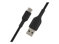 Belkin BoostCharge - USB-kabel - 24 pin USB-C (hann) til USB (hann) - 2 m - svart CAB002BT2MBK