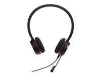 Jabra Evolve 30 II UC stereo - Hodesett - on-ear - kablet - 3,5 mm jakk, USB-C 5399-829-389