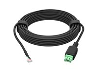 HP Poly - Mikrofonkabel - JST til 3-pin Phoenix hann - 6 m - svart B42BJAA