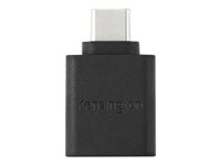 Kensington CA1010 - USB-adapter - 24 pin USB-C (hann) til USB-type A (hunn) - 5 V - 3 A - halogenfri, formstøpt - svart K33477WW