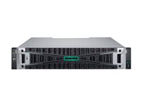 HPE Modular Smart Array 2070 10/25GbE iSCSI SFF Storage - 7th Generation - oppstilling for fast tilstand stasjon - 46 TB - 24 brønner (SAS-3) - SSD 3.84 TB x 12 - iSCSI (10 GbE), iSCSI (25 GbE) (ekstern) - kan monteres i rack - 2U - Smart Choice P76569-B25