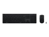 Lenovo Professional - Tastatur- og mussett - Bluetooth, 2.4 GHz - Norsk - tastsvitsj: Scissor-Switch - grå - brun boks - CRU 4X31K03955