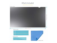 StarTech.com Monitor Privacy Screen for 21 inch PC Display, Computer Screen Security Filter, Blue Light Reducing Screen Protector Film, 16:9 Widescreen, Matte/Glossy, +/-30 Degree Viewing - Blue Light Filter - Personvernfilter for skjerm - 21,5" bredde - gjennomsiktig - TAA-samsvar PRIVSCNMON21