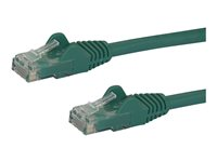 StarTech.com 10m CAT6 Ethernet Cable, 10 Gigabit Snagless RJ45 650MHz 100W PoE Patch Cord, CAT 6 10GbE UTP Network Cable w/Strain Relief, Green, Fluke Tested/Wiring is UL Certified/TIA - Category 6 - 24AWG (N6PATC10MGN) - Koblingskabel - RJ-45 (hann) til RJ-45 (hann) - 10 m - CAT 6 - formstøpt, uten hindringer - grønn N6PATC10MGN