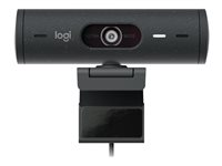 Logitech BRIO 500 - Nettkamera - farge - 1920 x 1080 - 1080p, 720p - lyd - USB-C 960-001422