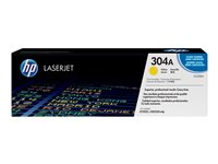 HP 304A - Gul - original - LaserJet - tonerpatron (CC532A) - for Color LaserJet CM2320fxi, CM2320n, CM2320nf, CP2025, CP2025dn, CP2025n, CP2025x CC532A